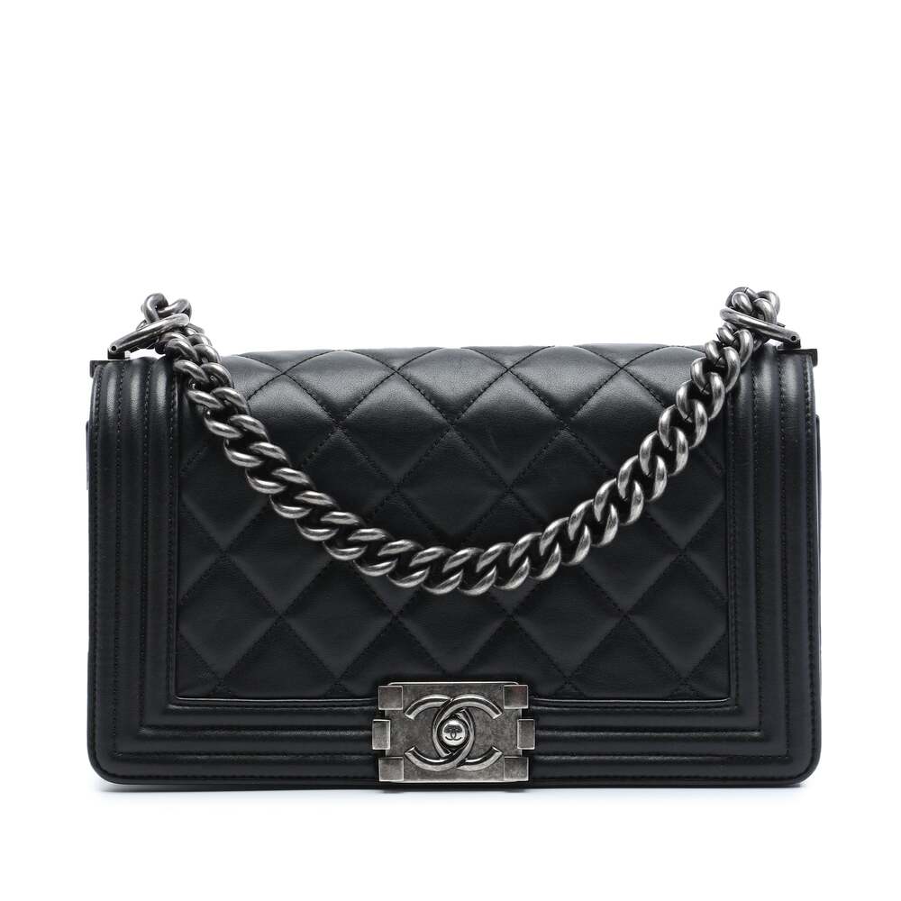 Chanel Boy Flap Bag Quilted Lambskin #327384C40B